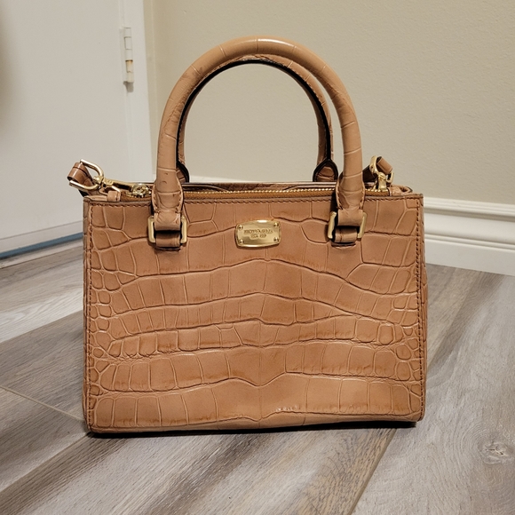 MICHAEL KORS Embossed Croc Handbag - Picture 1 of 7